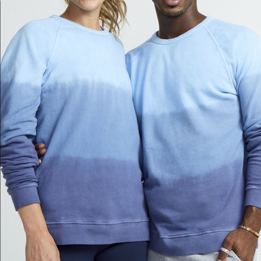 Soul by SoulCycle Dip Dye Tour Sweatshirt M blue